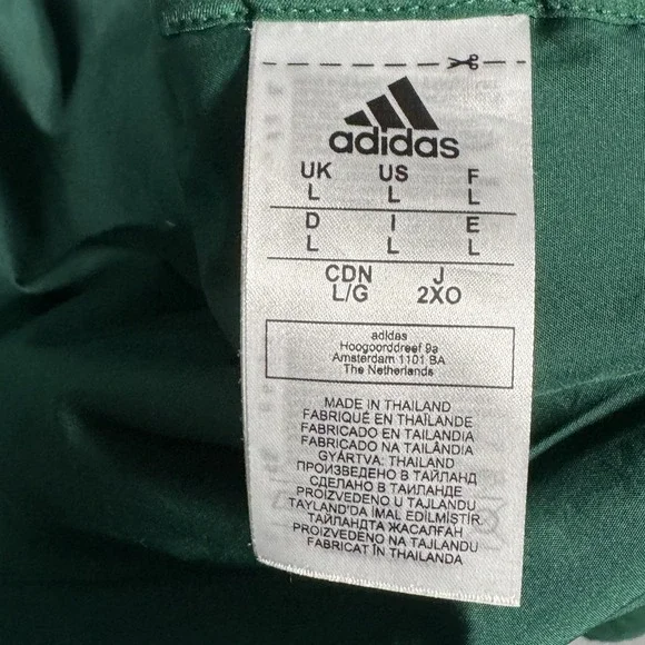 Miami Hurricanes Jacket Mens L Green NCAA Adidas Insulated Team Issued